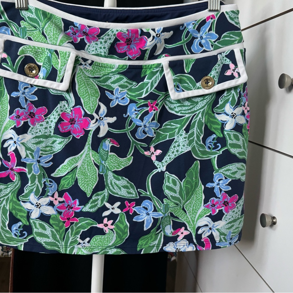 Lilly Pulitzer Pink Embellished Mini Skirt Resort Wear never worn